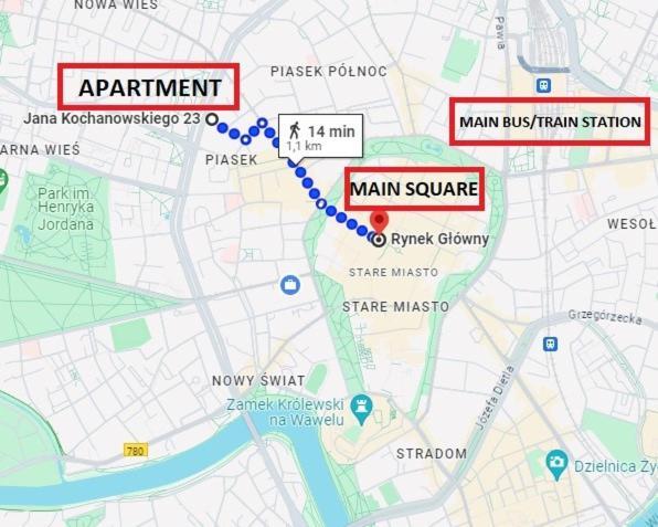 Trendy Apartment Kochanowskiego Street 克拉科夫 外观 照片